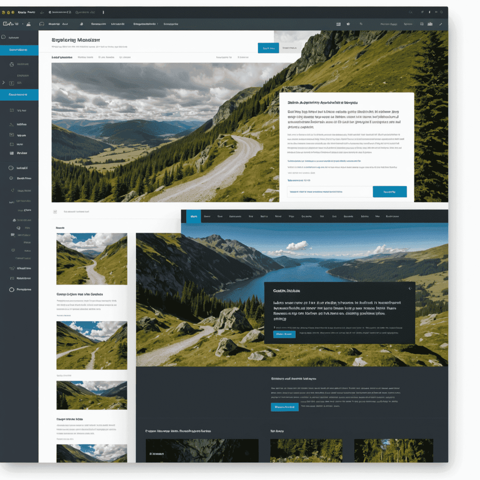 Imagen que muestra una página web antes y después de aplicar CSS, destacando cómo el estilo transforma la apariencia y el diseño de una página estructurada con HTML